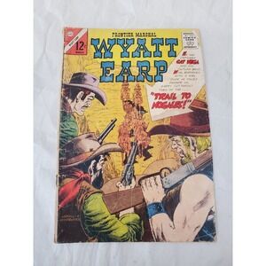 Wyatt Earp Frontier Marshal 64 Charlton Comics 1966 Silver Age Western Cat Vega